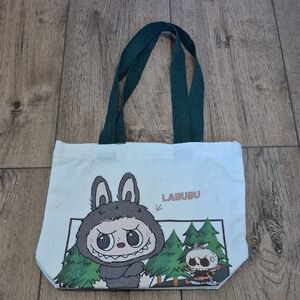 Labubu Small Canvas Tote Bag, NWOT, Popmart